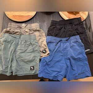 Abercrombie Kids Blue and Black Shorts